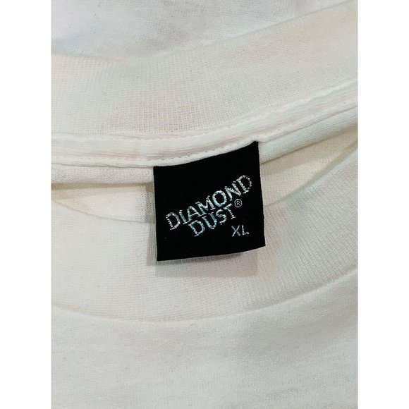 Vintage 90s Kitten Tee Womens XL DEADSTOCK Diamond Dust Graphic T Shirt - Picture 7 of 10